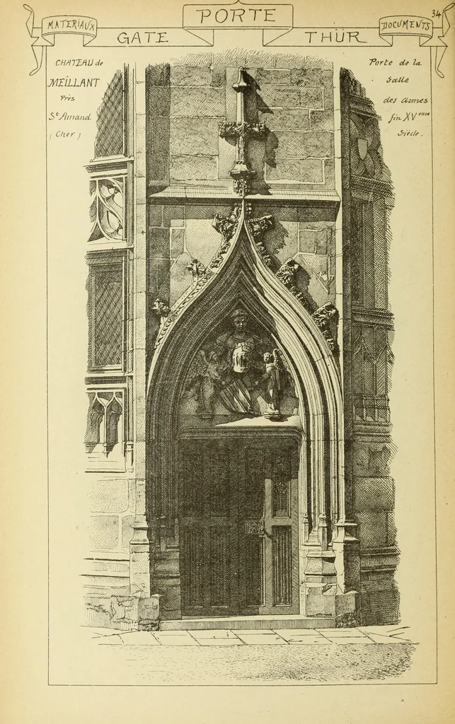An illustration from Materials and documents of architecture and sculpture : classified alphabetically, 1915, leaf 305
