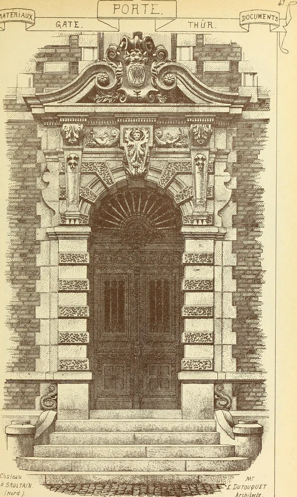 An illustration from Materials and documents of architecture and sculpture : classified alphabetically, 1915, leaf 312