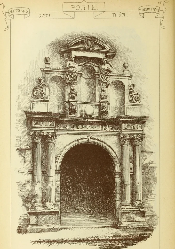 An illustration from Materials and documents of architecture and sculpture : classified alphabetically, 1915, leaf 317