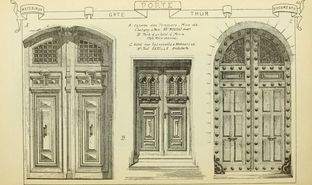 An illustration from Materials and documents of architecture and sculpture : classified alphabetically, 1915, leaf 325