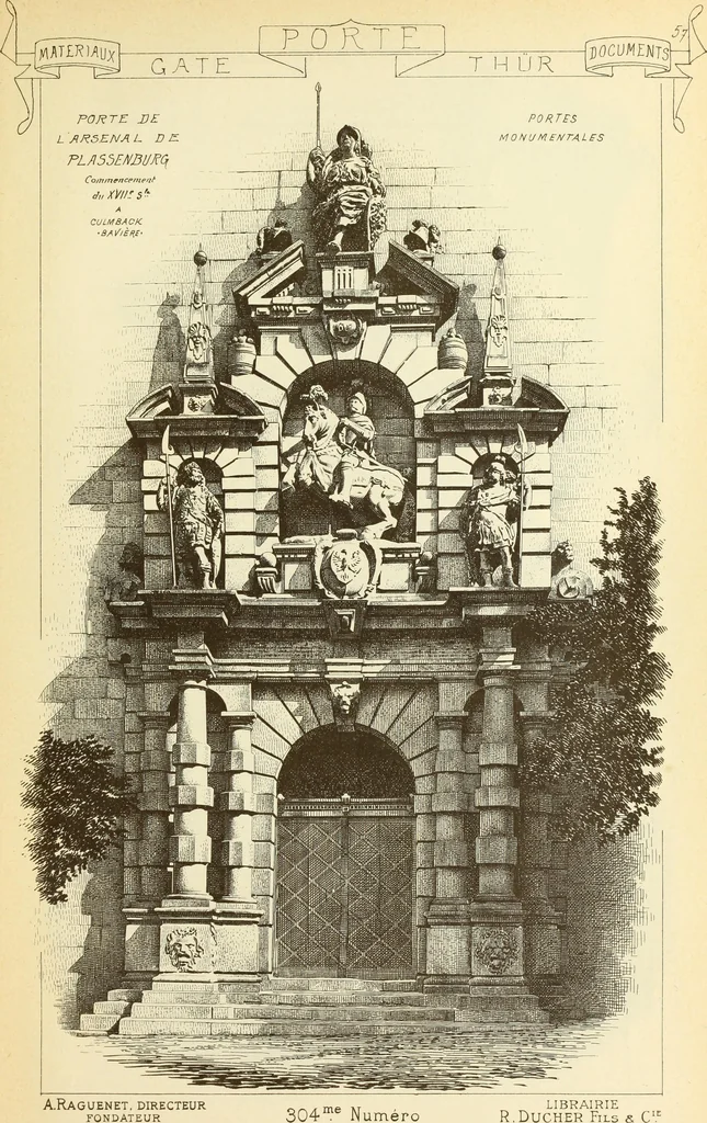 An illustration from Materials and documents of architecture and sculpture : classified alphabetically, 1915, leaf 328