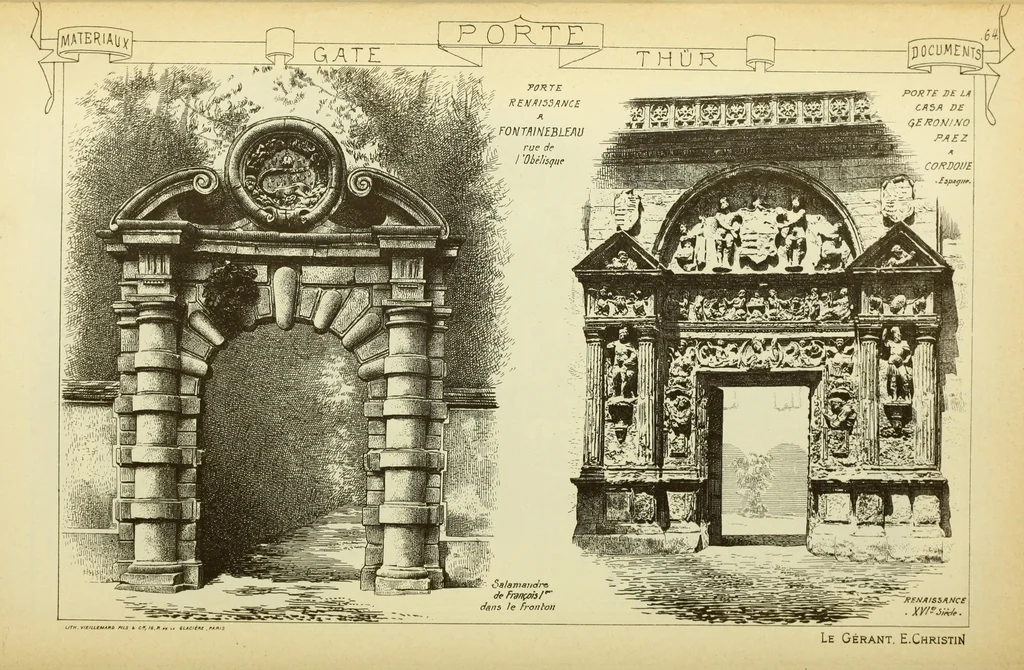 An illustration from Materials and documents of architecture and sculpture : classified alphabetically, 1915, leaf 335