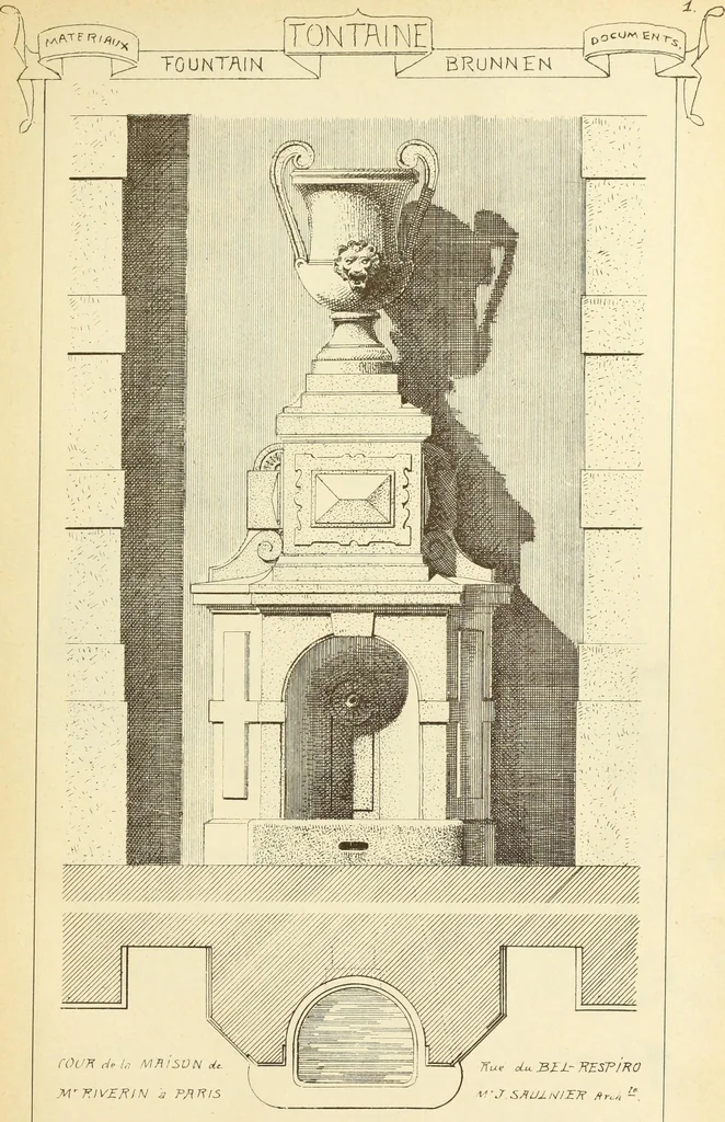 An illustration from Materials and documents of architecture and sculpture : classified alphabetically, 1915, leaf 8