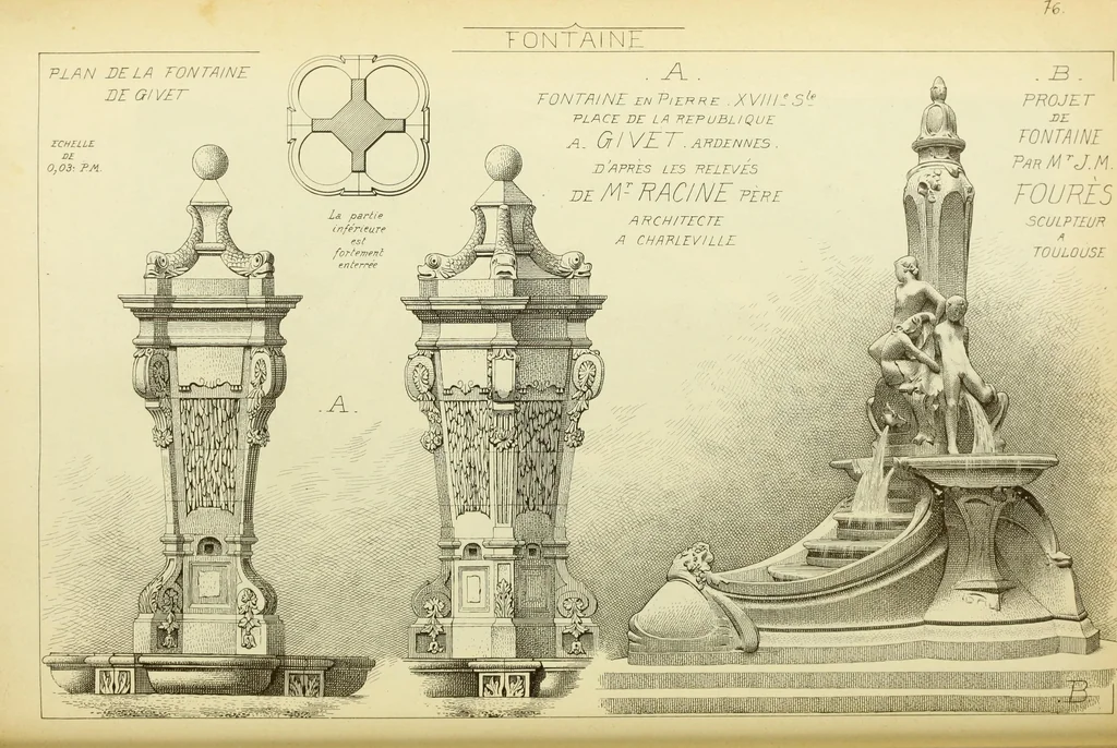 An illustration from Materials and documents of architecture and sculpture : classified alphabetically, 1915, leaf 83