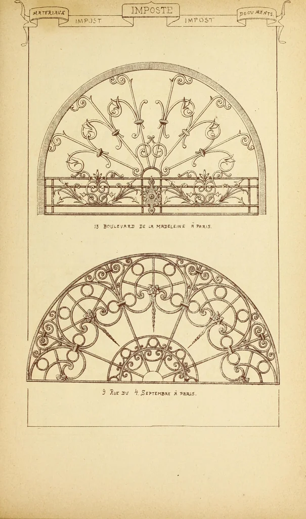 An illustration from Materials and documents of architecture and sculpture : classified alphabetically, 1915, leaf 100