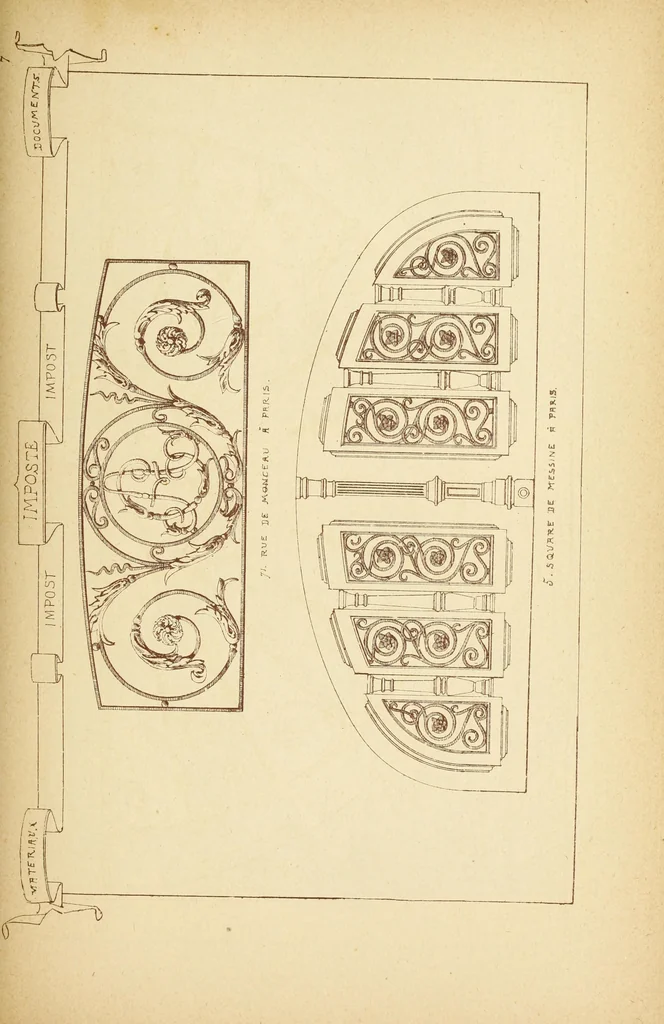 An illustration from Materials and documents of architecture and sculpture : classified alphabetically, 1915, leaf 102