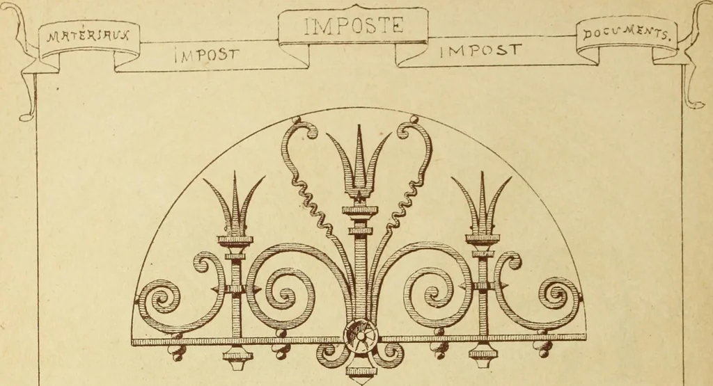 An illustration from Materials and documents of architecture and sculpture : classified alphabetically, 1915, leaf 103