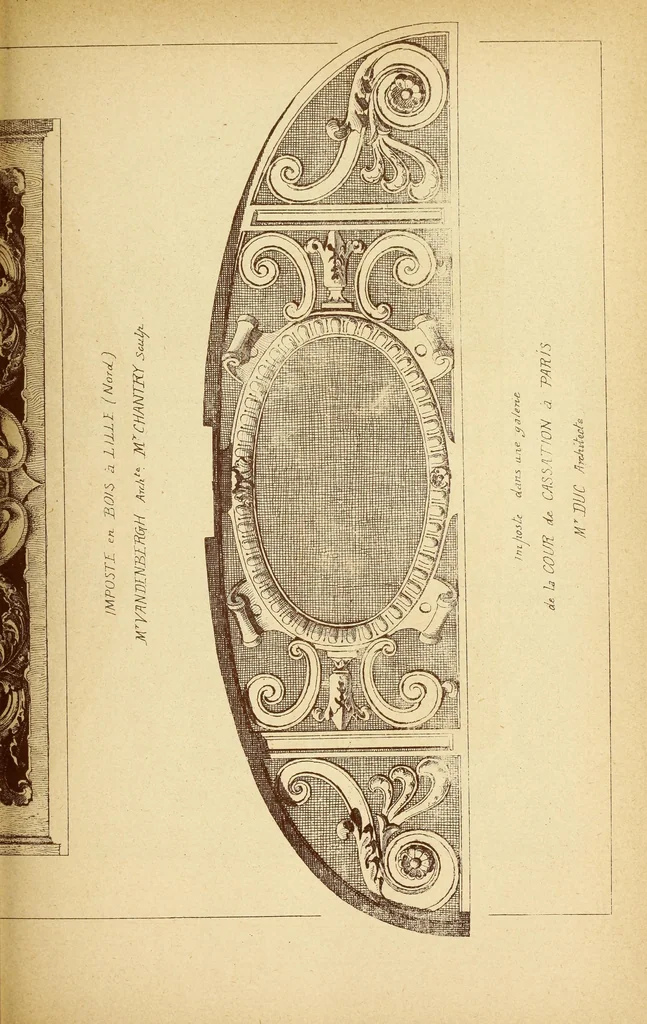 An illustration from Materials and documents of architecture and sculpture : classified alphabetically, 1915, leaf 108