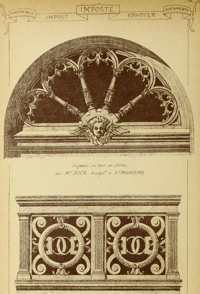 An illustration from Materials and documents of architecture and sculpture : classified alphabetically, 1915, leaf 109