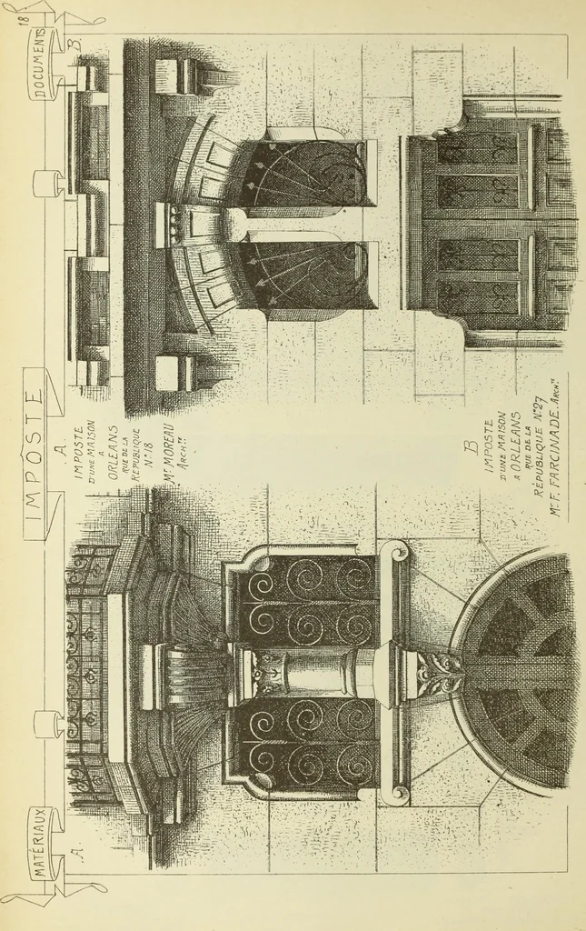 An illustration from Materials and documents of architecture and sculpture : classified alphabetically, 1915, leaf 113