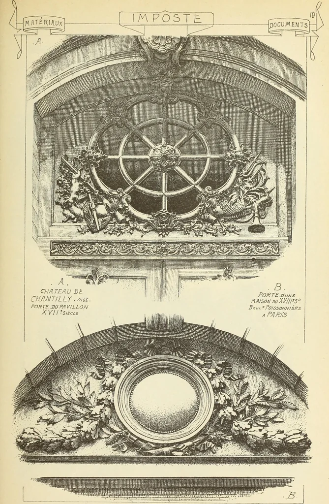 An illustration from Materials and documents of architecture and sculpture : classified alphabetically, 1915, leaf 114