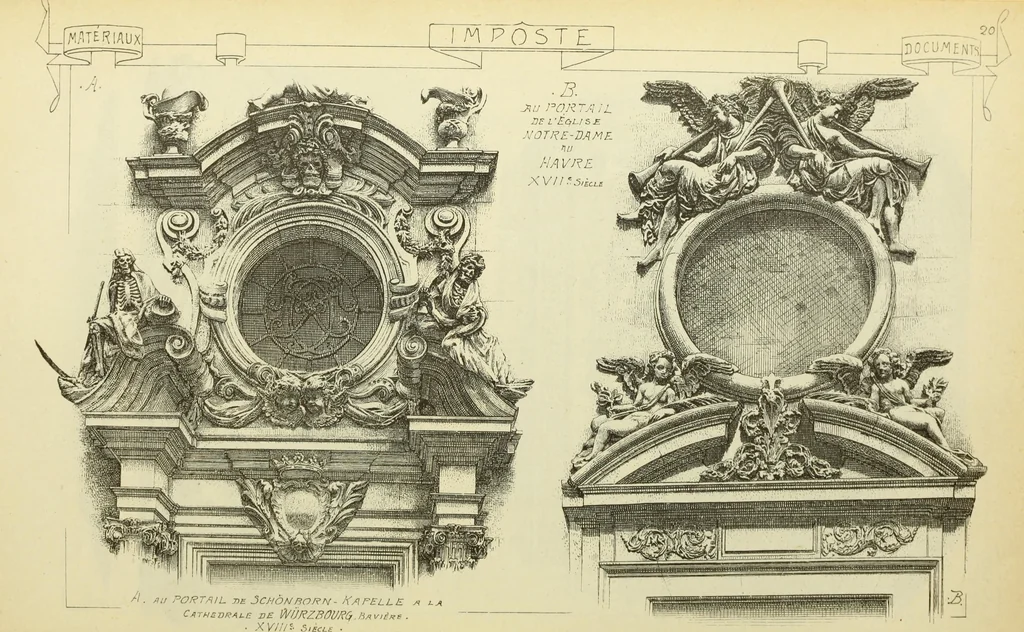 An illustration from Materials and documents of architecture and sculpture : classified alphabetically, 1915, leaf 115