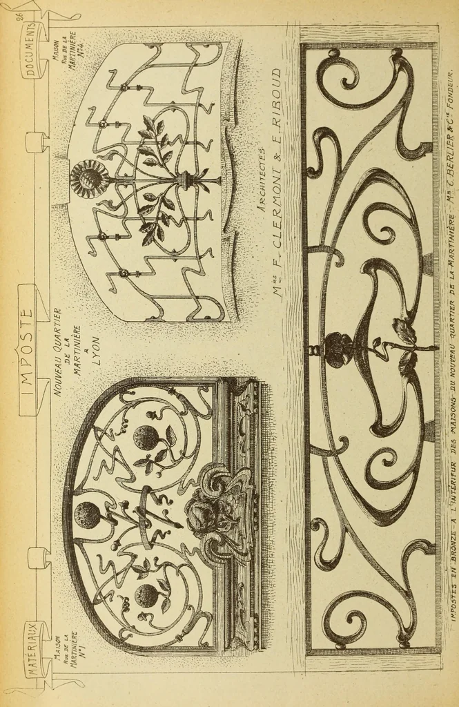 An illustration from Materials and documents of architecture and sculpture : classified alphabetically, 1915, leaf 121