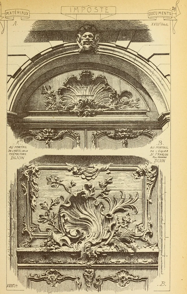 An illustration from Materials and documents of architecture and sculpture : classified alphabetically, 1915, leaf 122