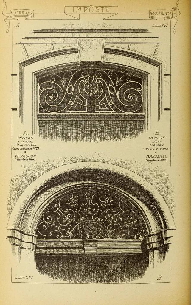 An illustration from Materials and documents of architecture and sculpture : classified alphabetically, 1915, leaf 123