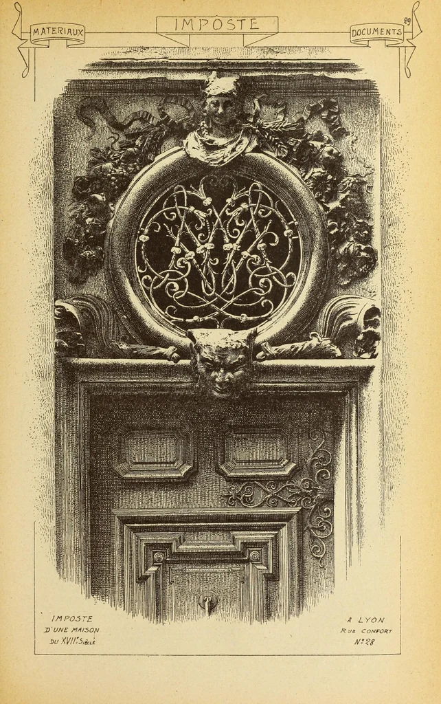 An illustration from Materials and documents of architecture and sculpture : classified alphabetically, 1915, leaf 124