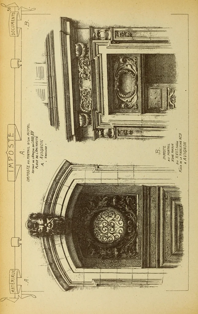 An illustration from Materials and documents of architecture and sculpture : classified alphabetically, 1915, leaf 125