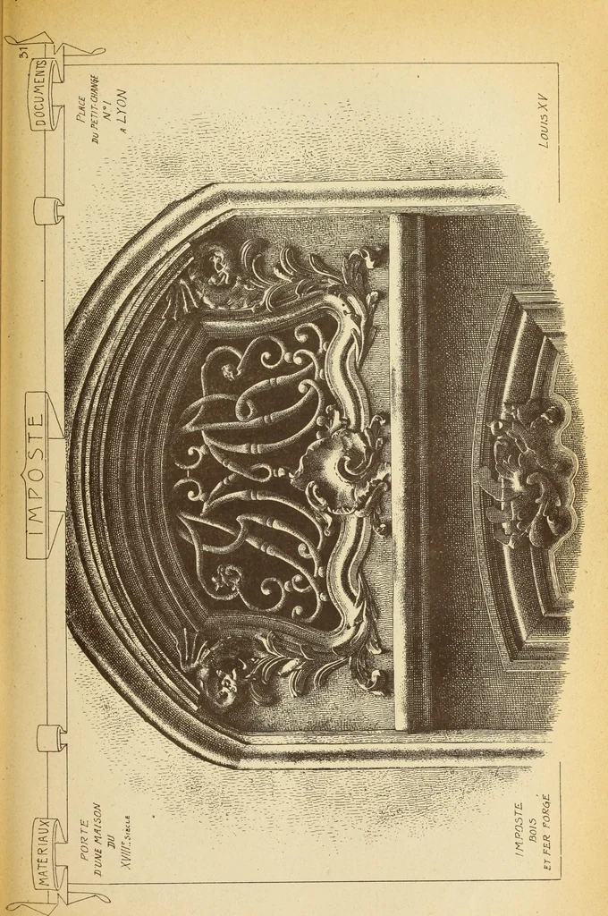 An illustration from Materials and documents of architecture and sculpture : classified alphabetically, 1915, leaf 126
