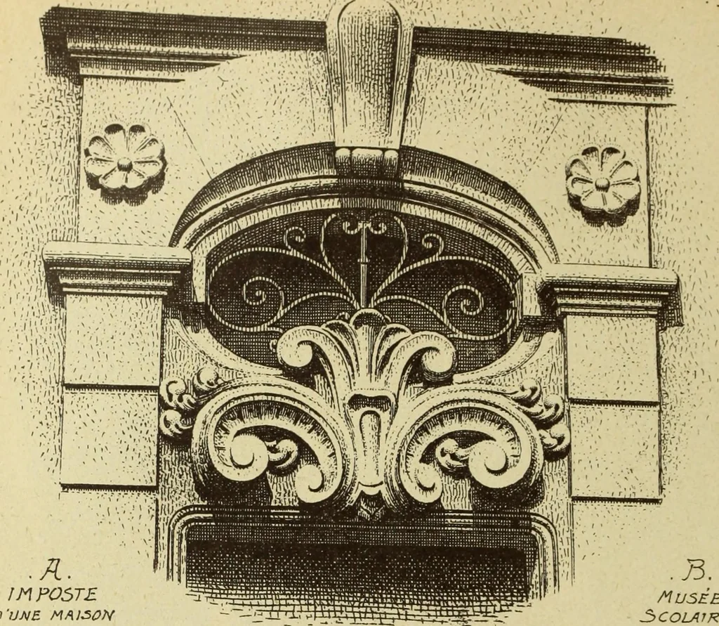 An illustration from Materials and documents of architecture and sculpture : classified alphabetically, 1915, leaf 127