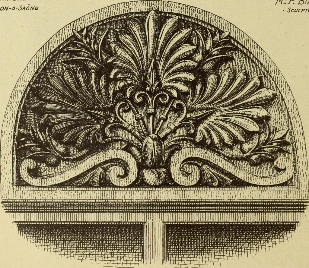 An illustration from Materials and documents of architecture and sculpture : classified alphabetically, 1915, leaf 127