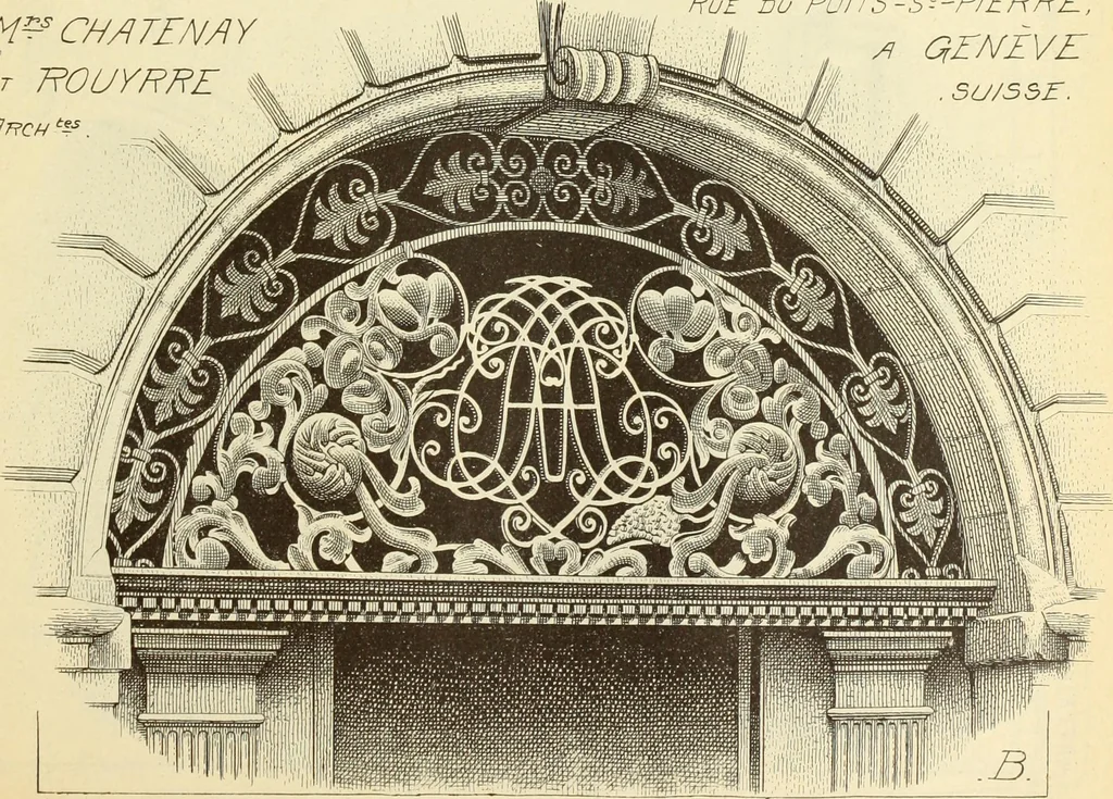 An illustration from Materials and documents of architecture and sculpture : classified alphabetically, 1915, leaf 128