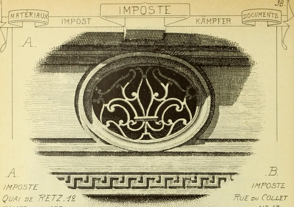An illustration from Materials and documents of architecture and sculpture : classified alphabetically, 1915, leaf 133