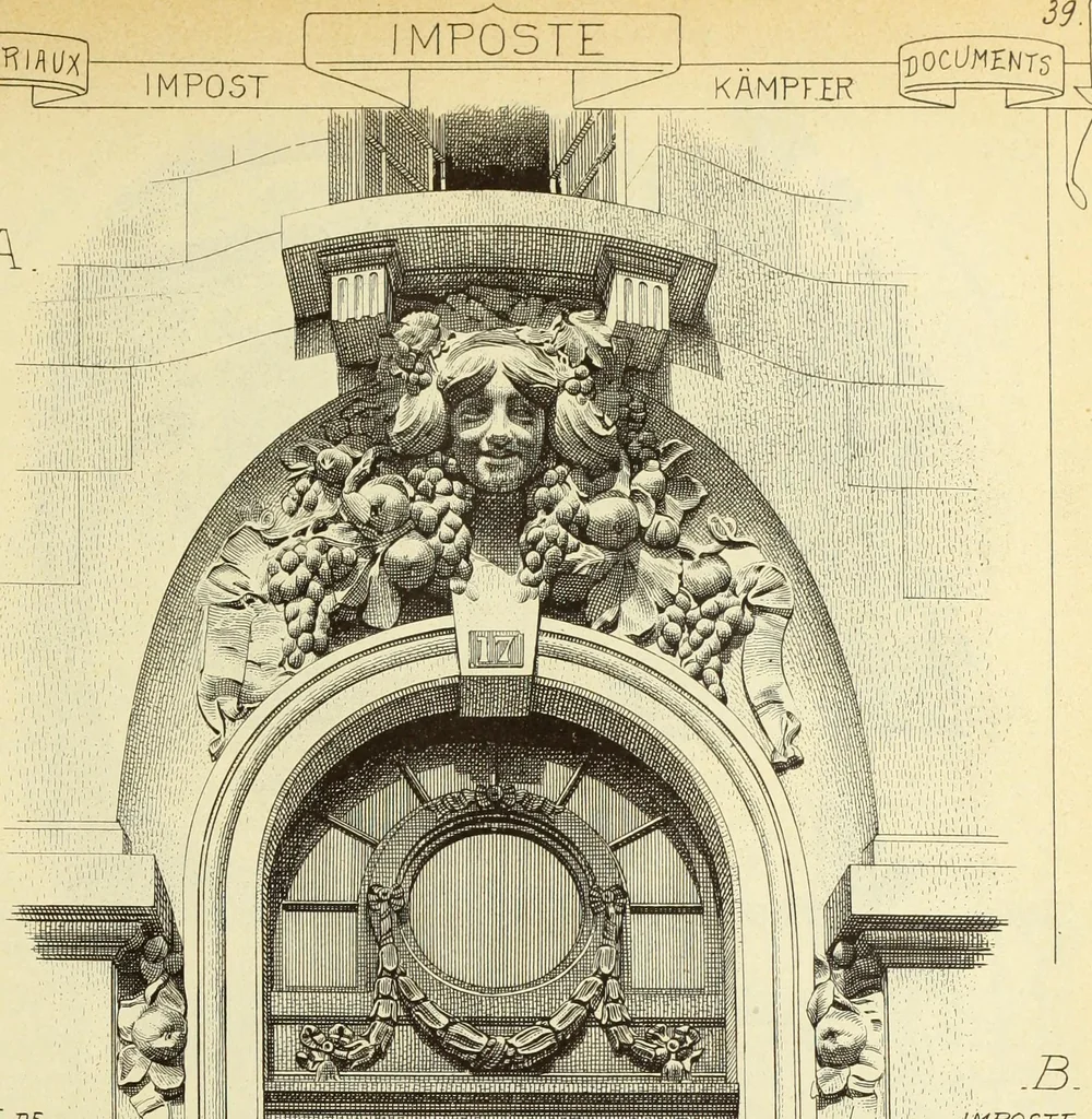 An illustration from Materials and documents of architecture and sculpture : classified alphabetically, 1915, leaf 134