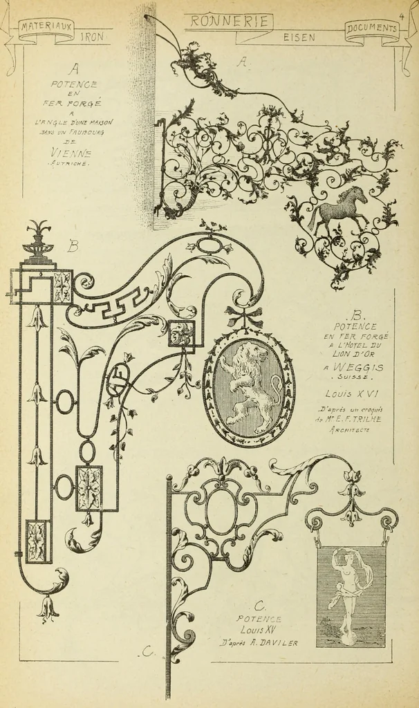 An illustration from Materials and documents of architecture and sculpture : classified alphabetically, 1915, leaf 139