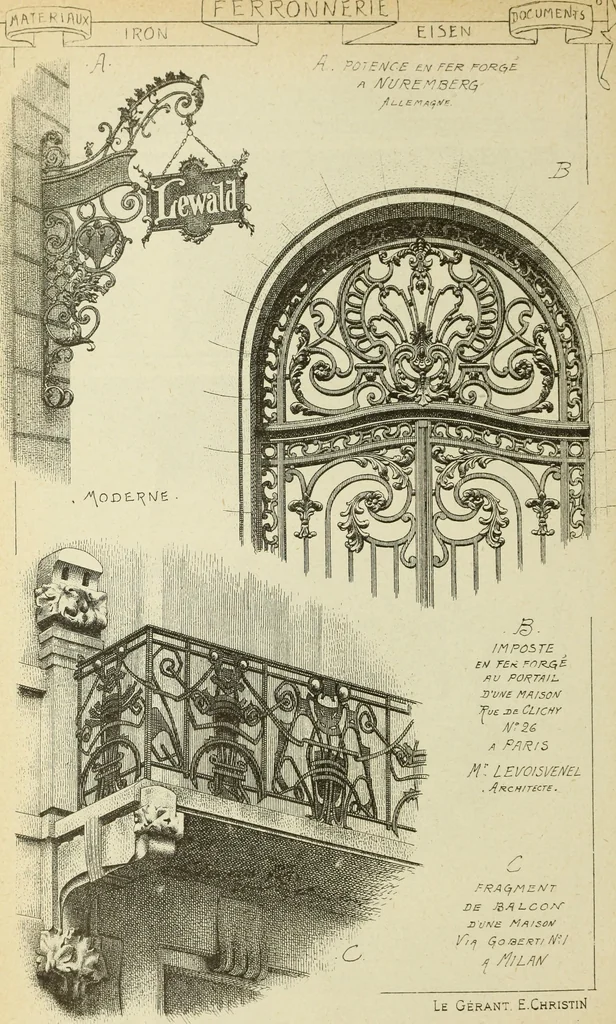 An illustration from Materials and documents of architecture and sculpture : classified alphabetically, 1915, leaf 143