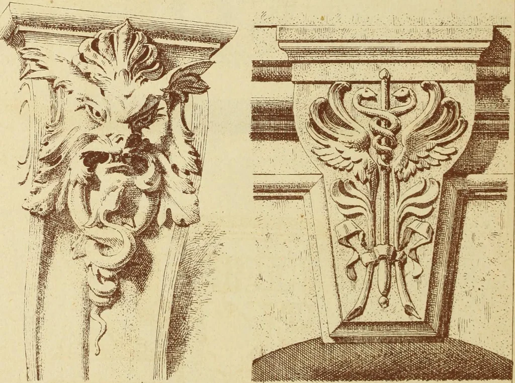 An illustration from Materials and documents of architecture and sculpture : classified alphabetically, 1915, leaf 161