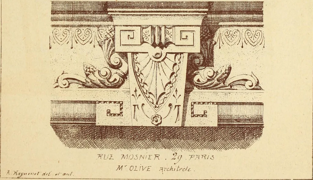 An illustration from Materials and documents of architecture and sculpture : classified alphabetically, 1915, leaf 162