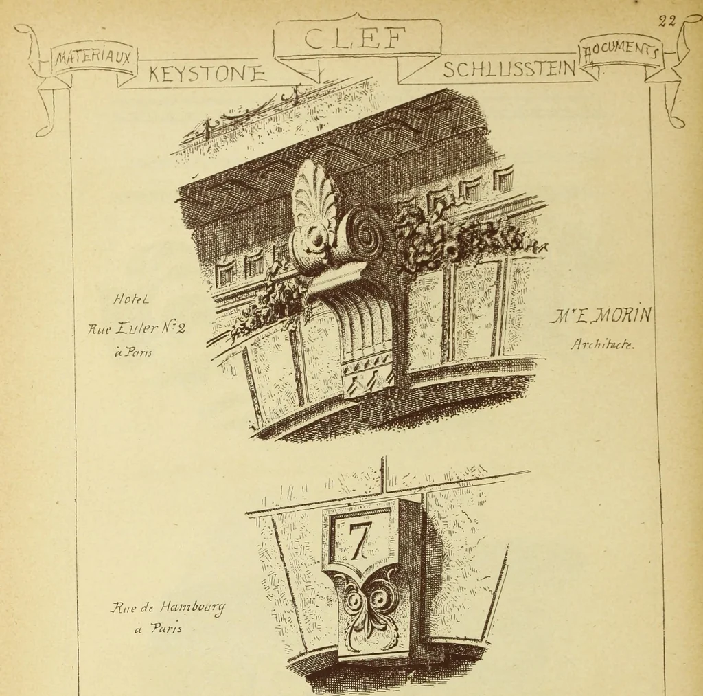 An illustration from Materials and documents of architecture and sculpture : classified alphabetically, 1915, leaf 181