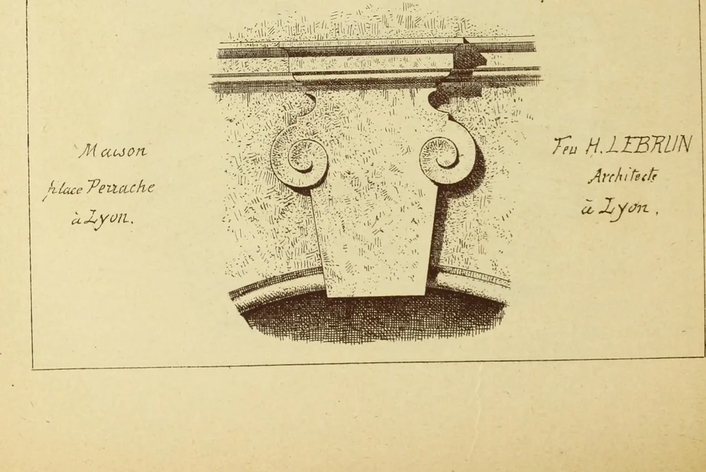 An illustration from Materials and documents of architecture and sculpture : classified alphabetically, 1915, leaf 181