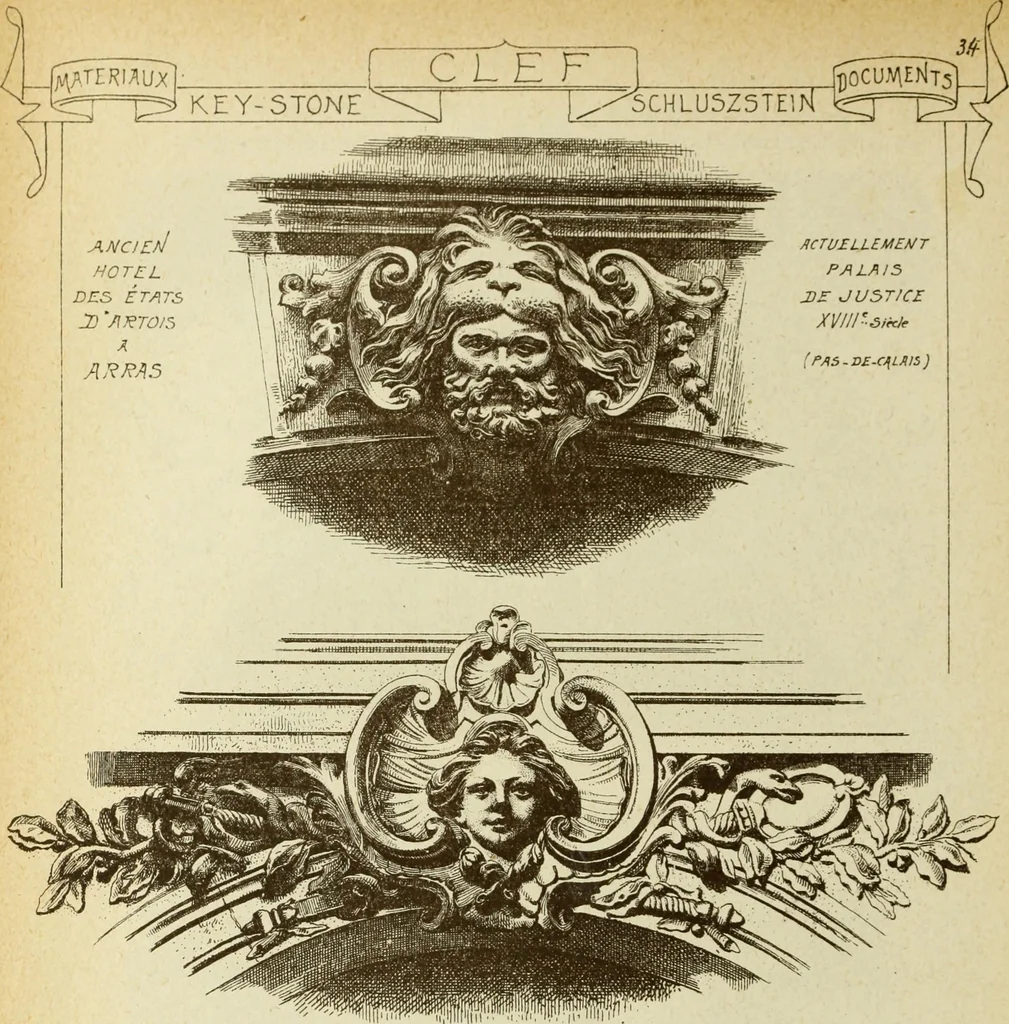 An illustration from Materials and documents of architecture and sculpture : classified alphabetically, 1915, leaf 193