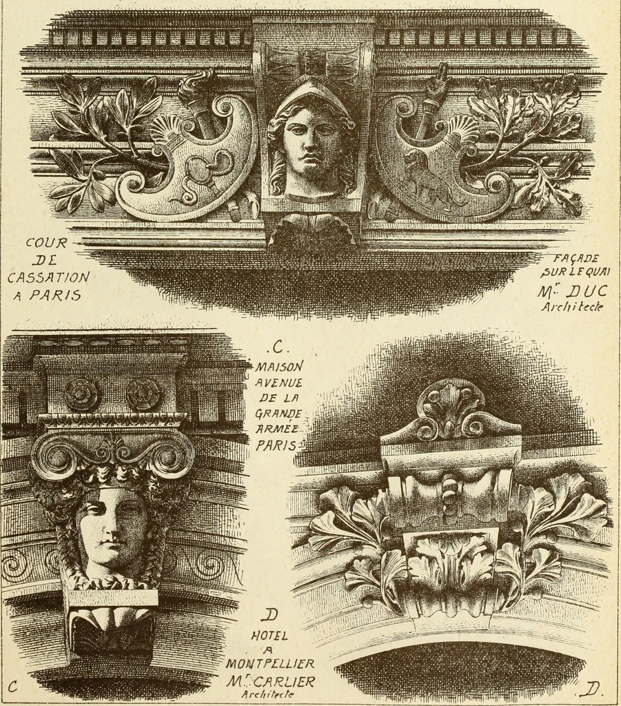 An illustration from Materials and documents of architecture and sculpture : classified alphabetically, 1915, leaf 194