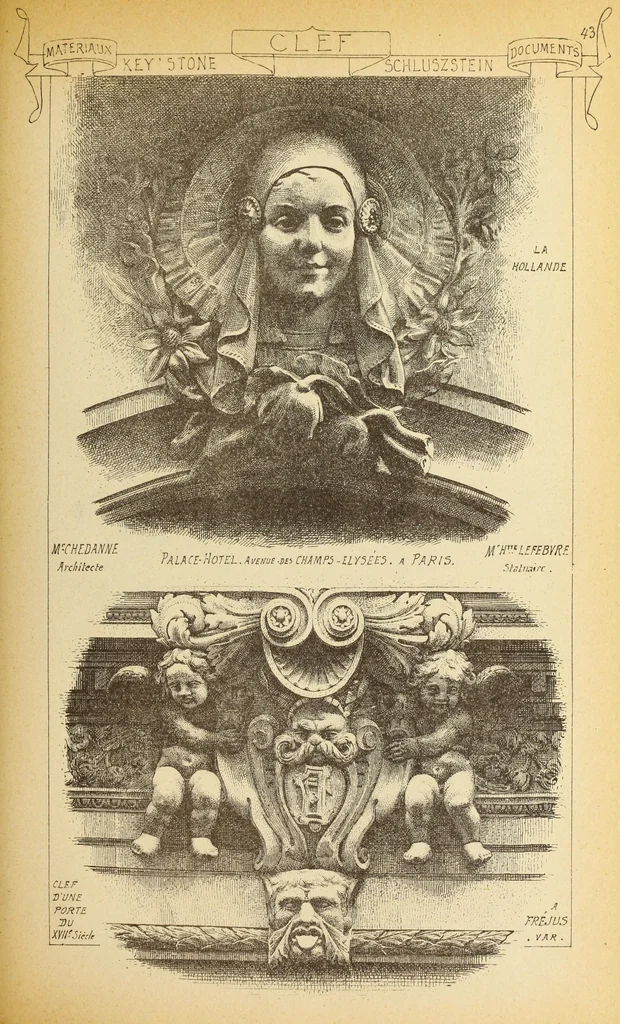 An illustration from Materials and documents of architecture and sculpture : classified alphabetically, 1915, leaf 202