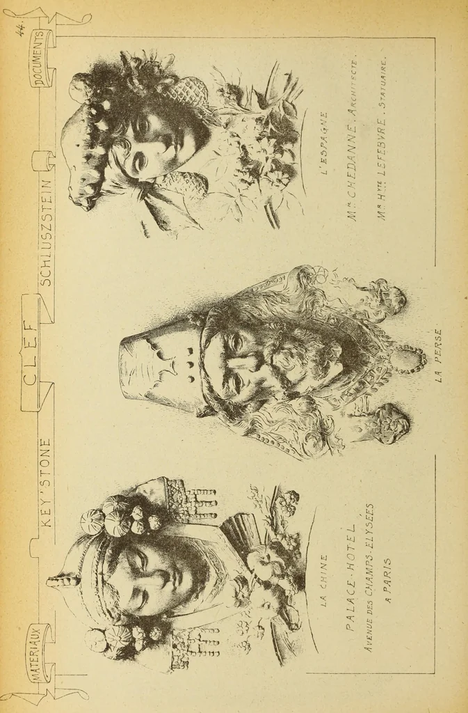 An illustration from Materials and documents of architecture and sculpture : classified alphabetically, 1915, leaf 203
