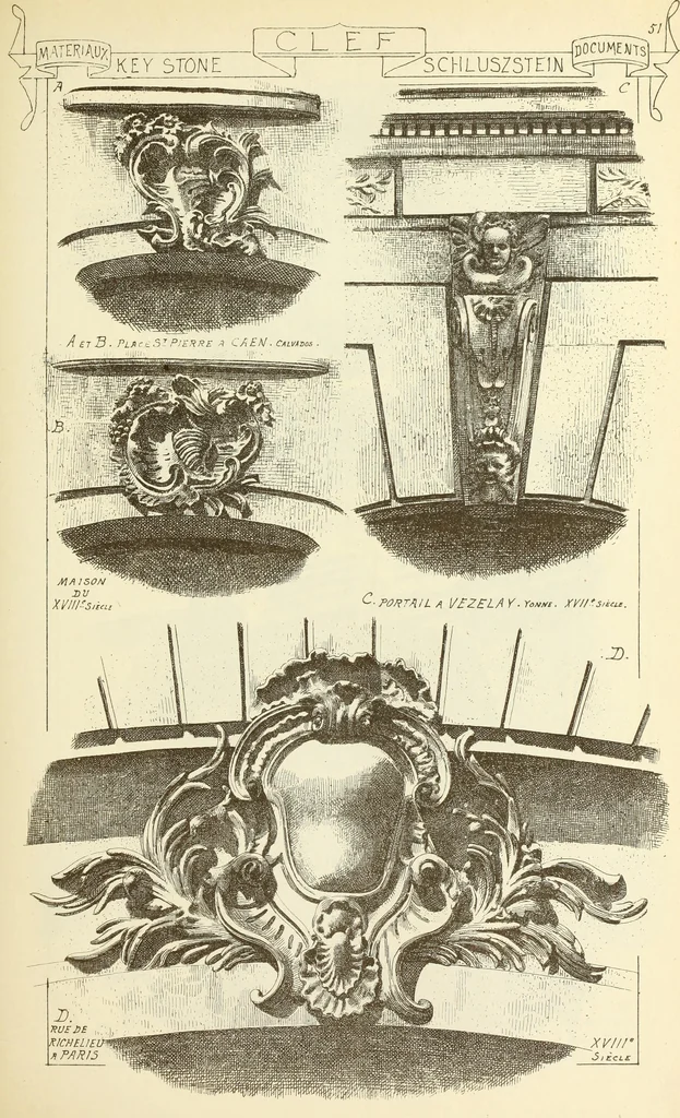 An illustration from Materials and documents of architecture and sculpture : classified alphabetically, 1915, leaf 210