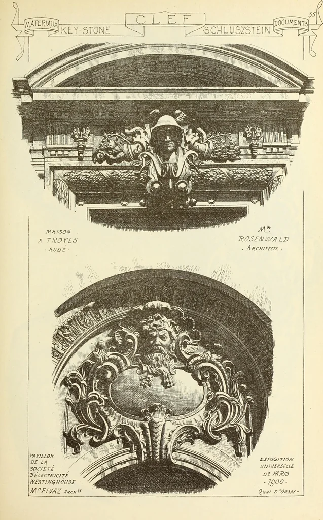 An illustration from Materials and documents of architecture and sculpture : classified alphabetically, 1915, leaf 214