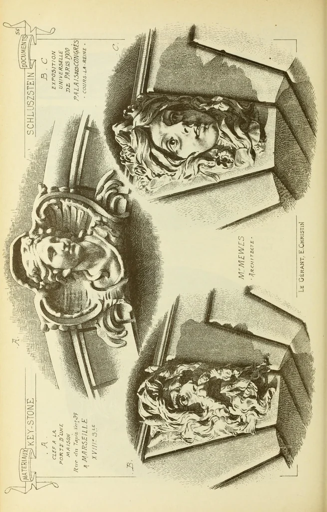 An illustration from Materials and documents of architecture and sculpture : classified alphabetically, 1915, leaf 215