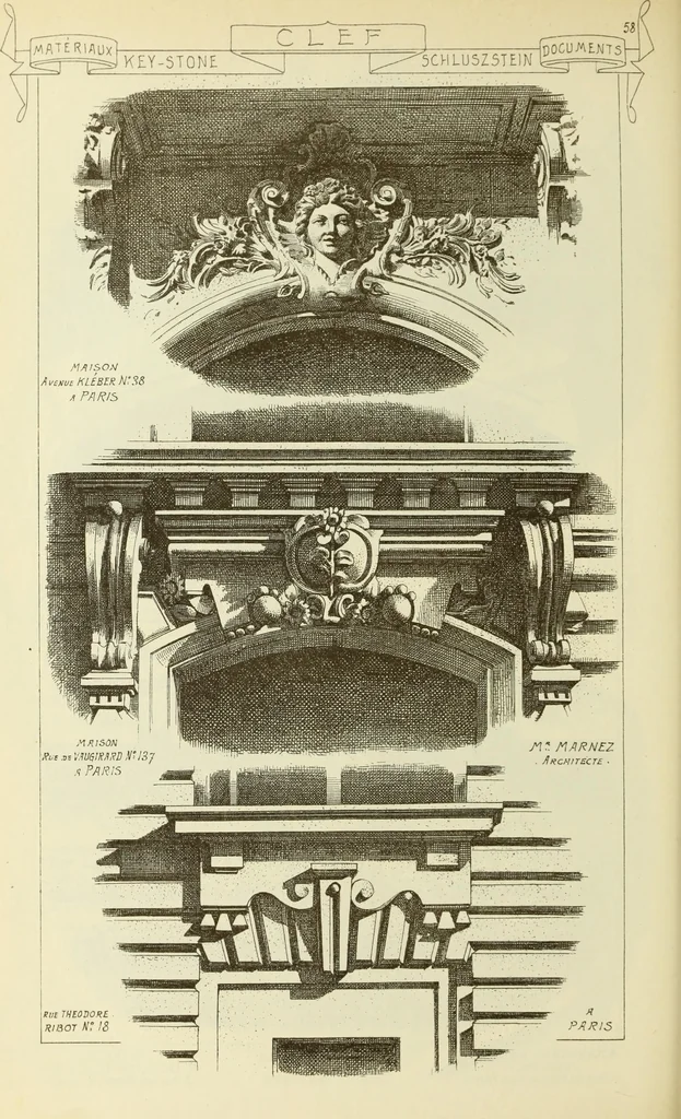 An illustration from Materials and documents of architecture and sculpture : classified alphabetically, 1915, leaf 217