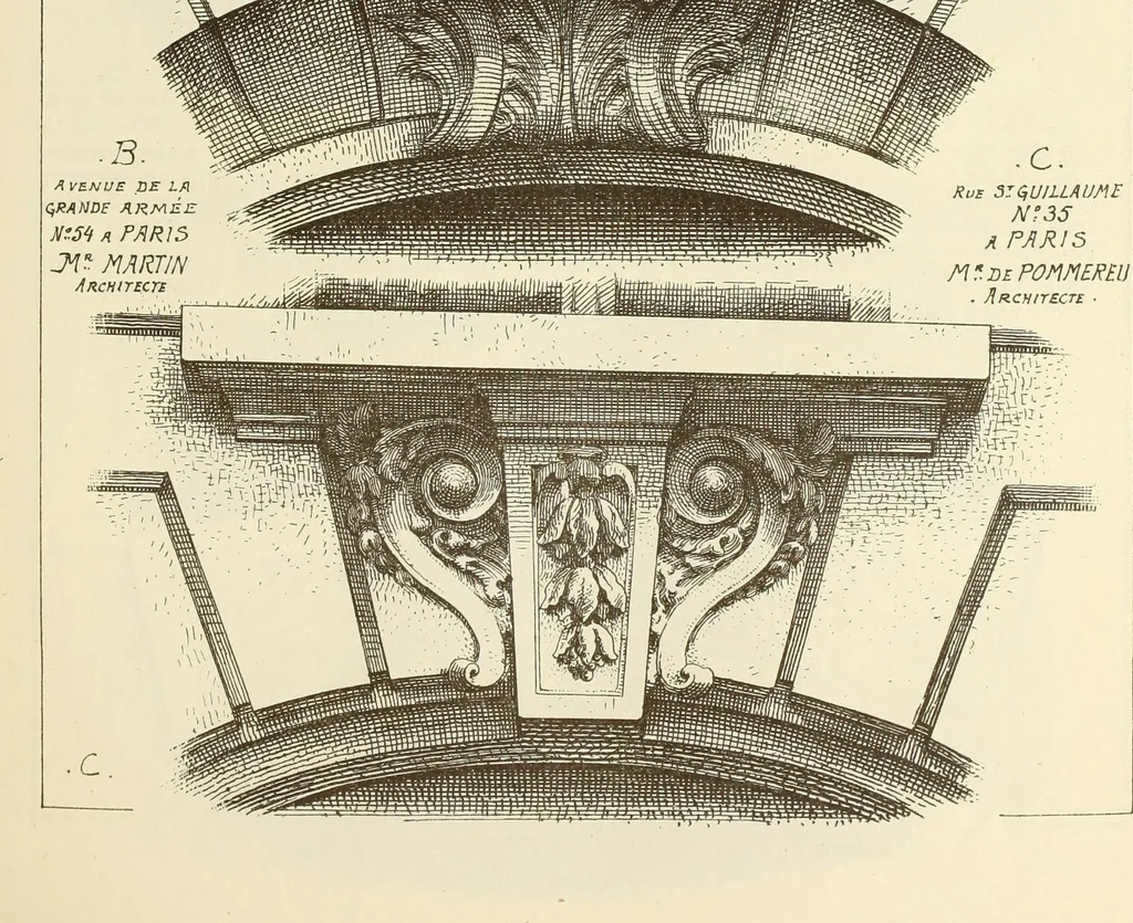 An illustration from Materials and documents of architecture and sculpture : classified alphabetically, 1915, leaf 218