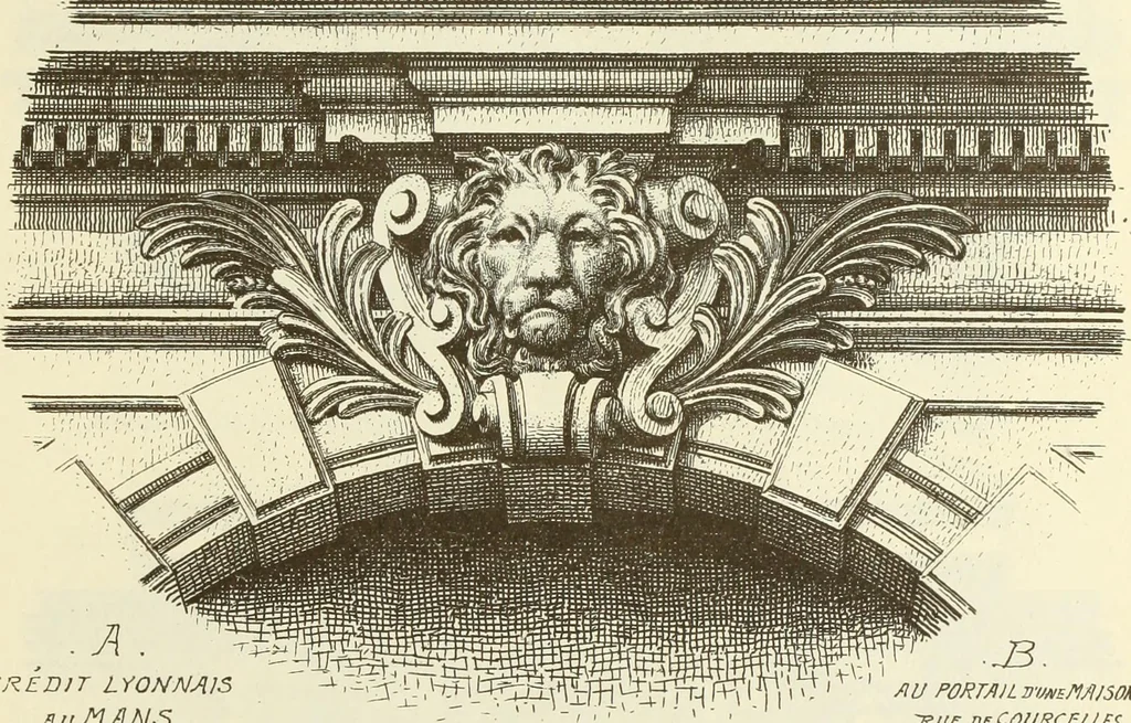 An illustration from Materials and documents of architecture and sculpture : classified alphabetically, 1915, leaf 222