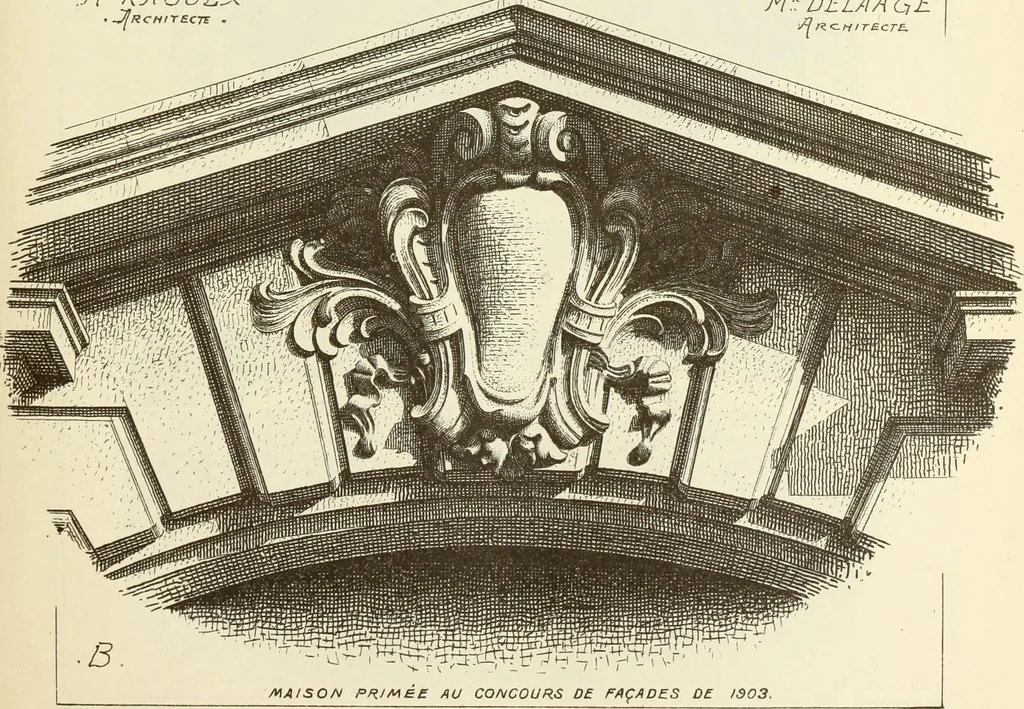 An illustration from Materials and documents of architecture and sculpture : classified alphabetically, 1915, leaf 222