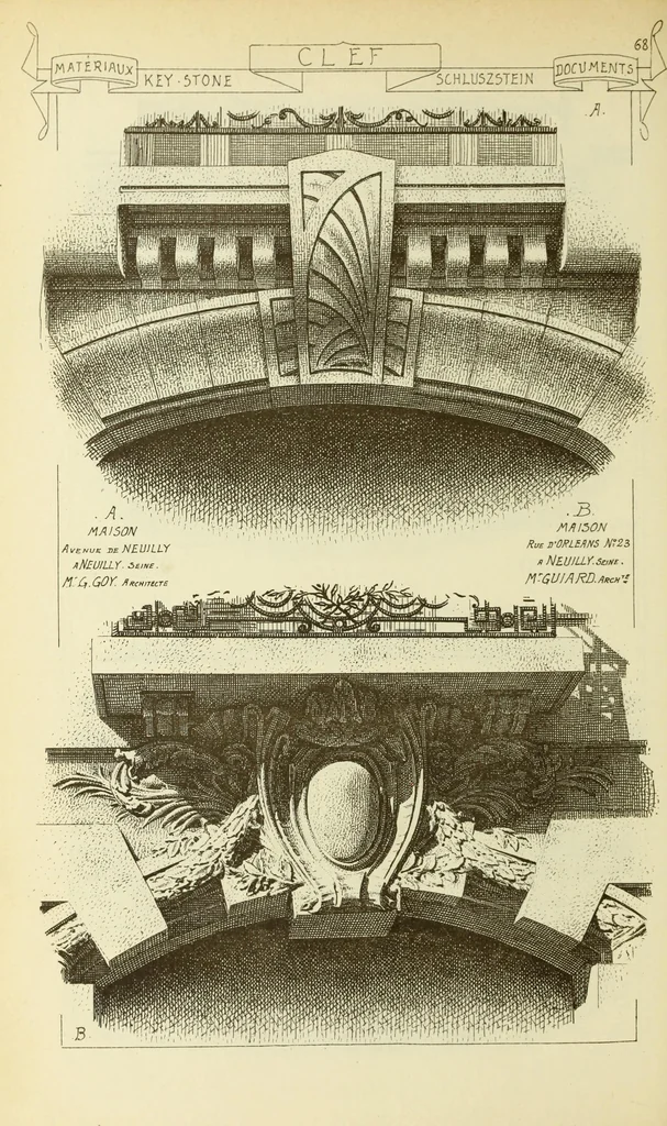 An illustration from Materials and documents of architecture and sculpture : classified alphabetically, 1915, leaf 227