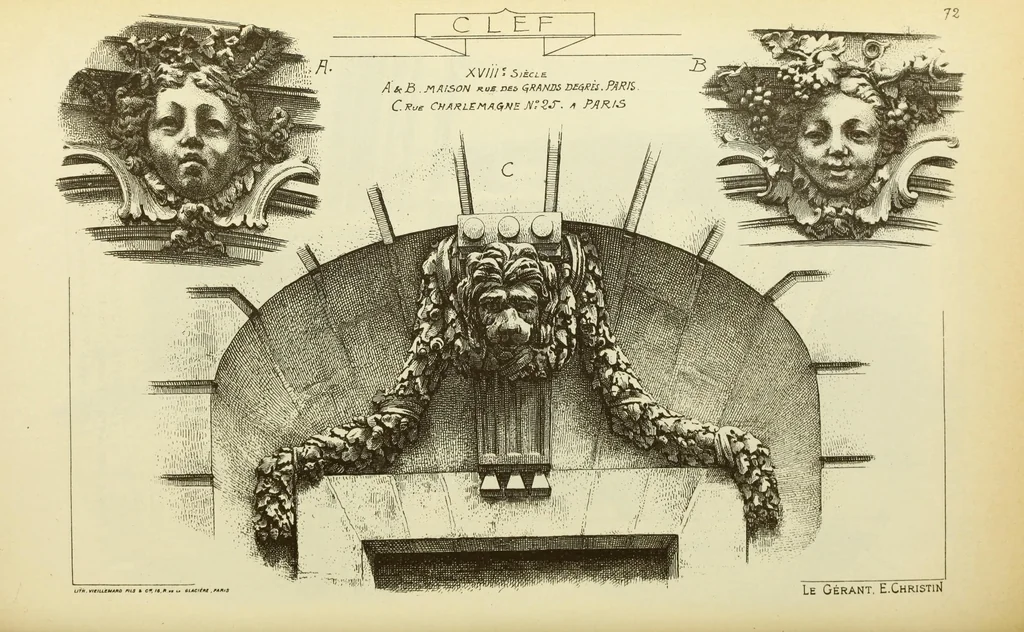 An illustration from Materials and documents of architecture and sculpture : classified alphabetically, 1915, leaf 231