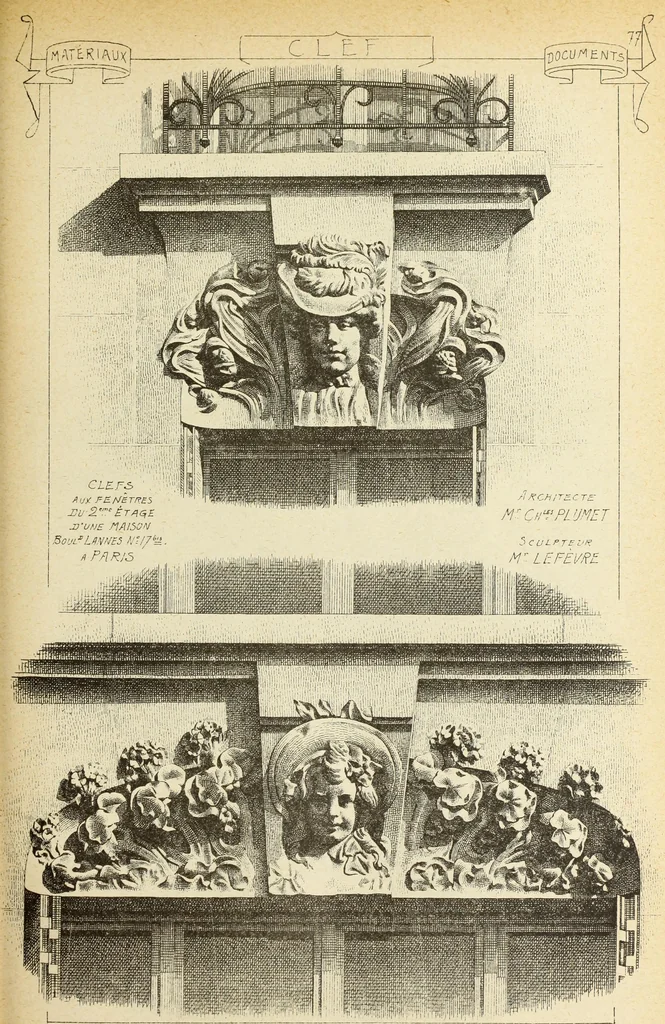 An illustration from Materials and documents of architecture and sculpture : classified alphabetically, 1915, leaf 236