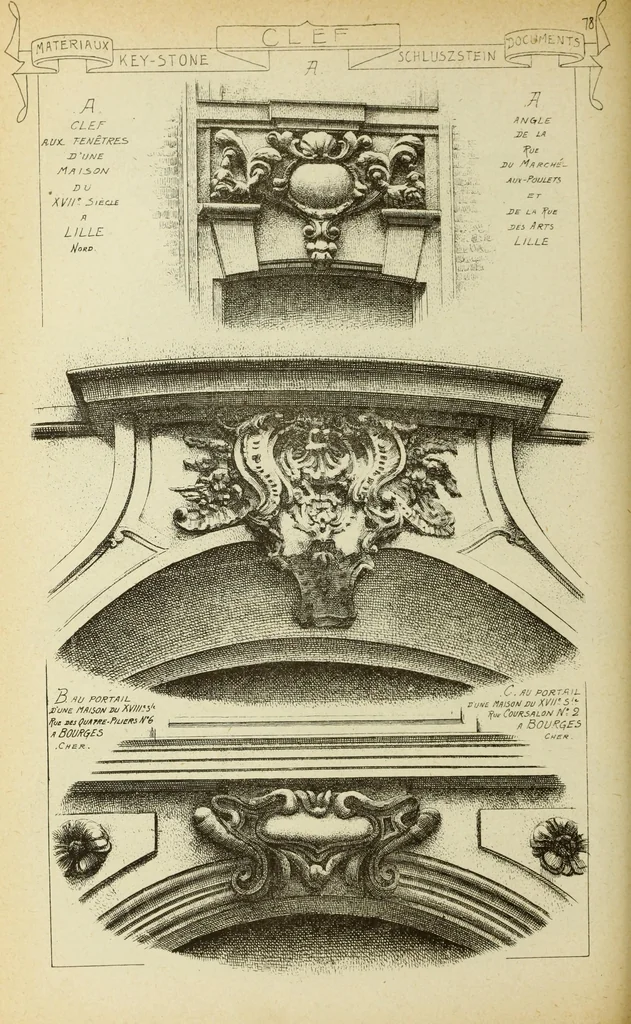 An illustration from Materials and documents of architecture and sculpture : classified alphabetically, 1915, leaf 237