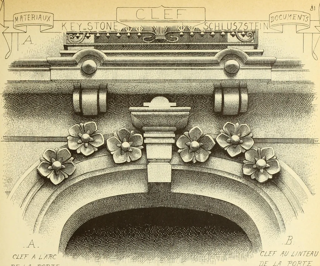 An illustration from Materials and documents of architecture and sculpture : classified alphabetically, 1915, leaf 240