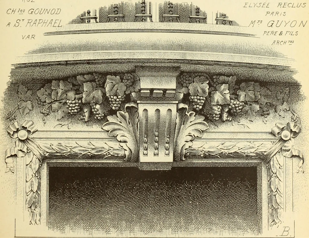 An illustration from Materials and documents of architecture and sculpture : classified alphabetically, 1915, leaf 240
